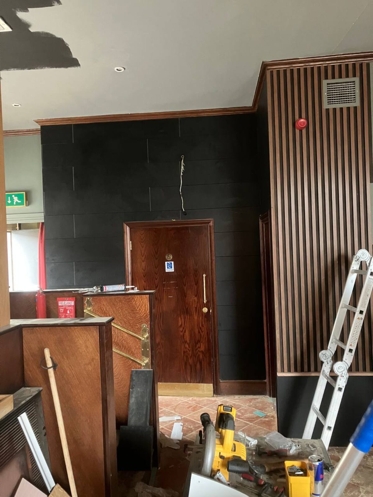 Stylish Black Cladding for a Modern Wall Design project in Airdrie