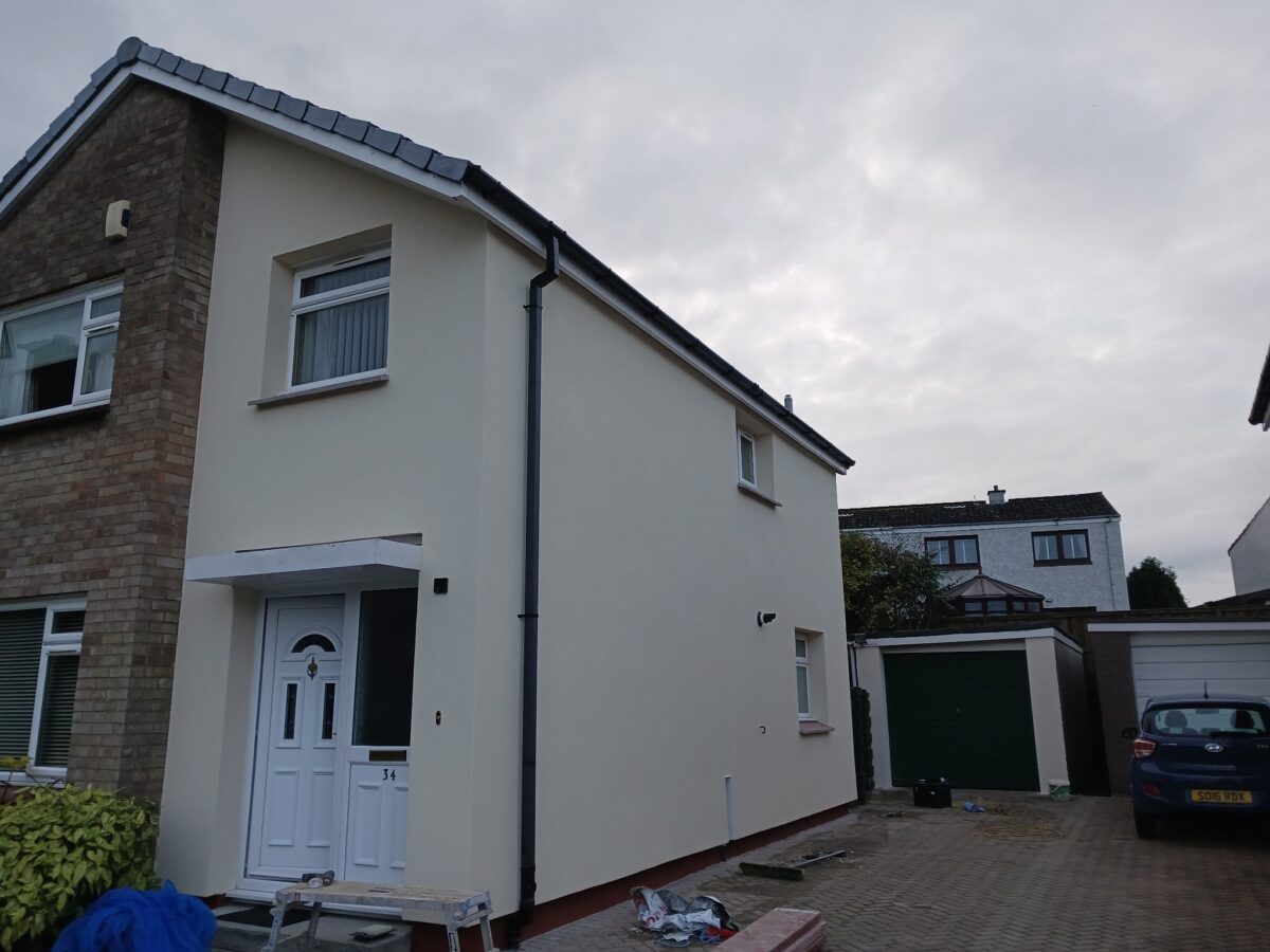 External Wall Insulation project in Linlithgow
