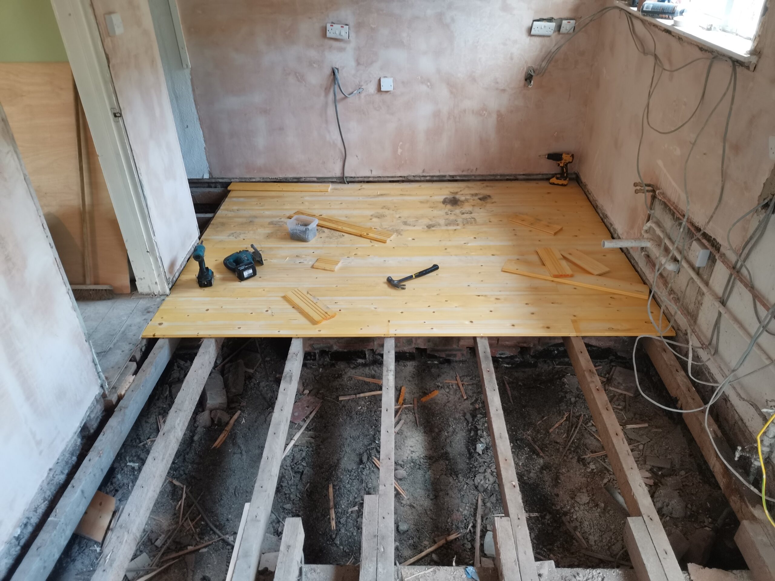 Floor Replacement project in Stirling